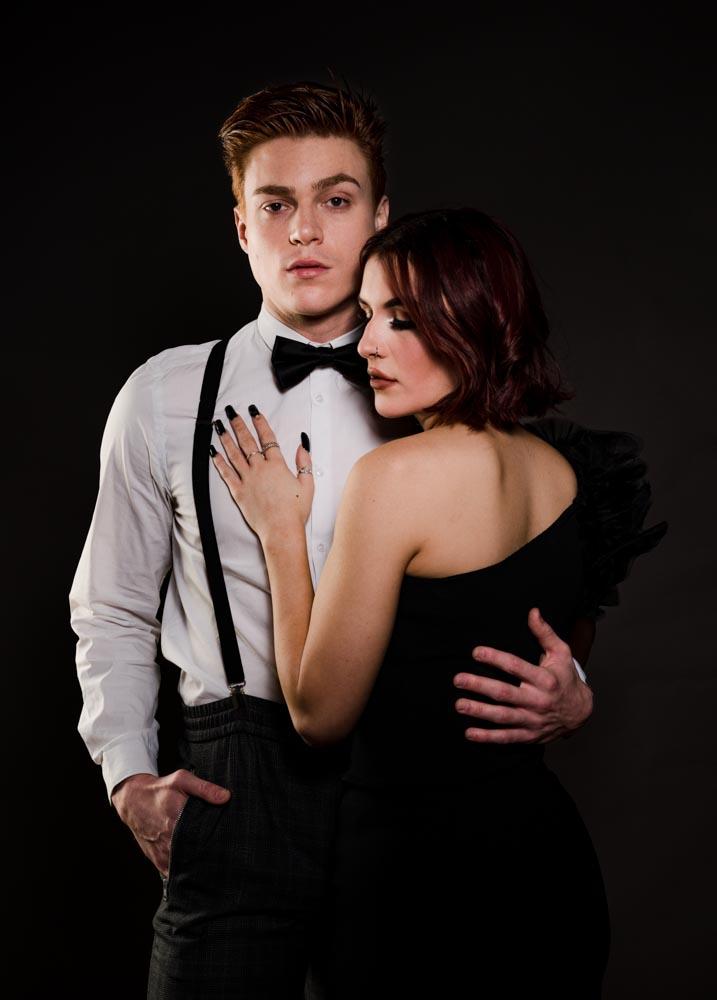 Dark and moody wedding photography.