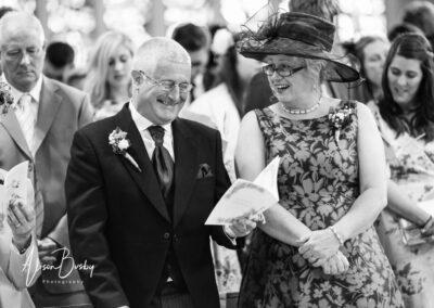 Wedding guest corpsing at Buckinghamshre wedding