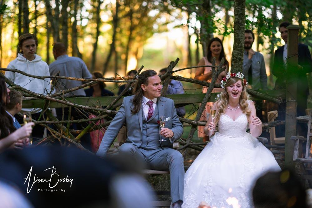 Candid guest photos by Endeavour Woodland Weddings photographer