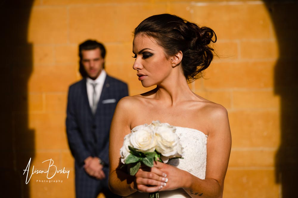 Eynsham Hall wedding photographer. Bride at Eynsham Hall in Oxfordshire