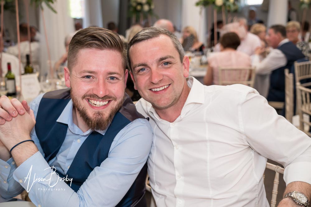 Wedding breakfast at Kings Chapel Amersham