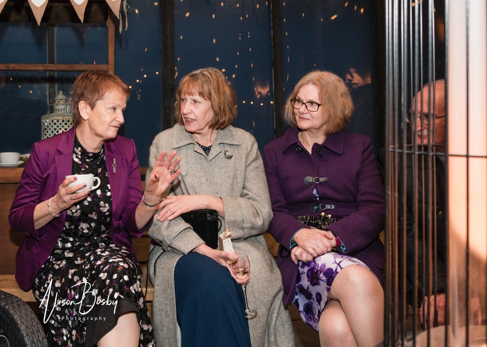 Candid guest photos at old luxters barn wedding