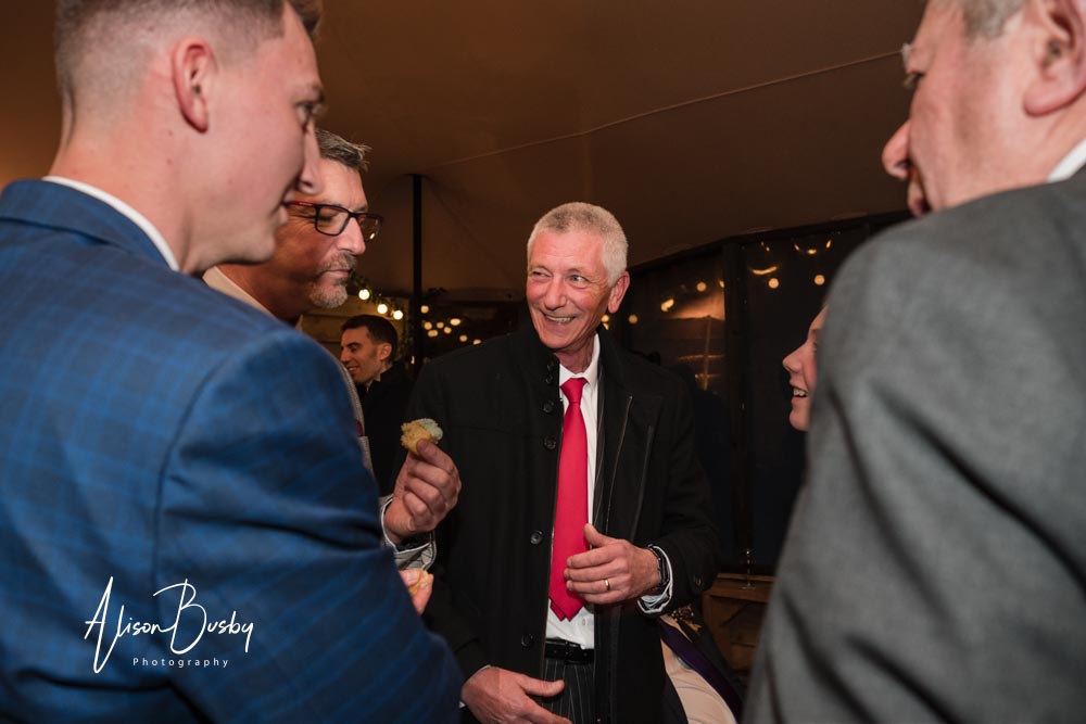 Candid guest photos at old luxters barn wedding