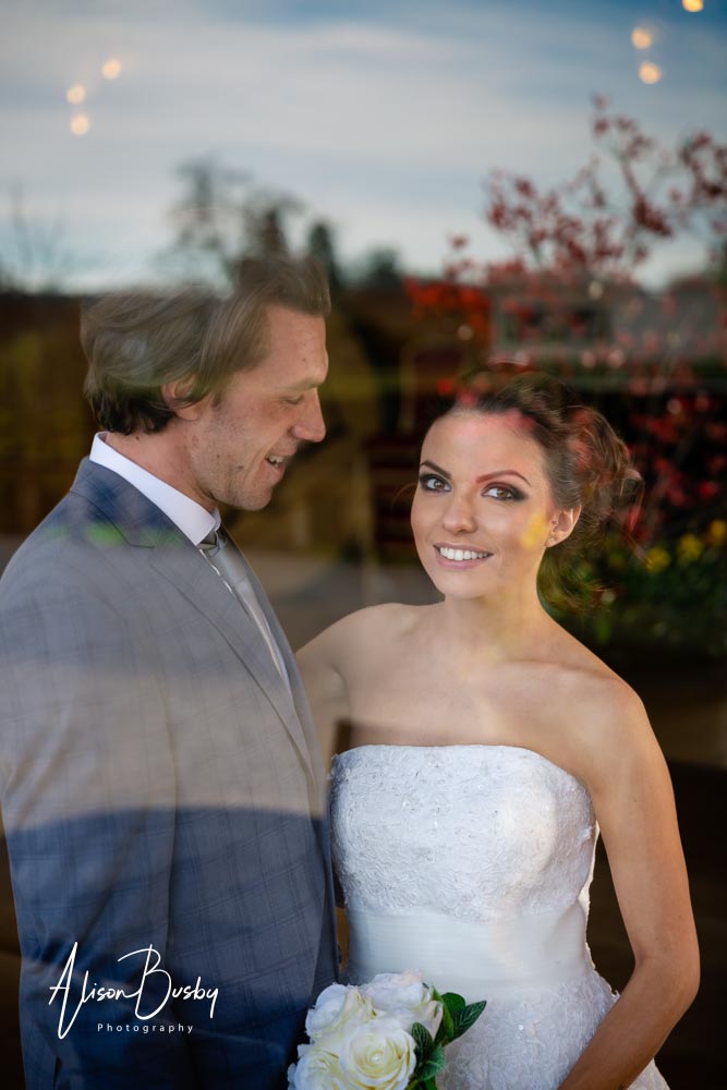 Missenden Abbey Wedding Photographer. Bride and groom.