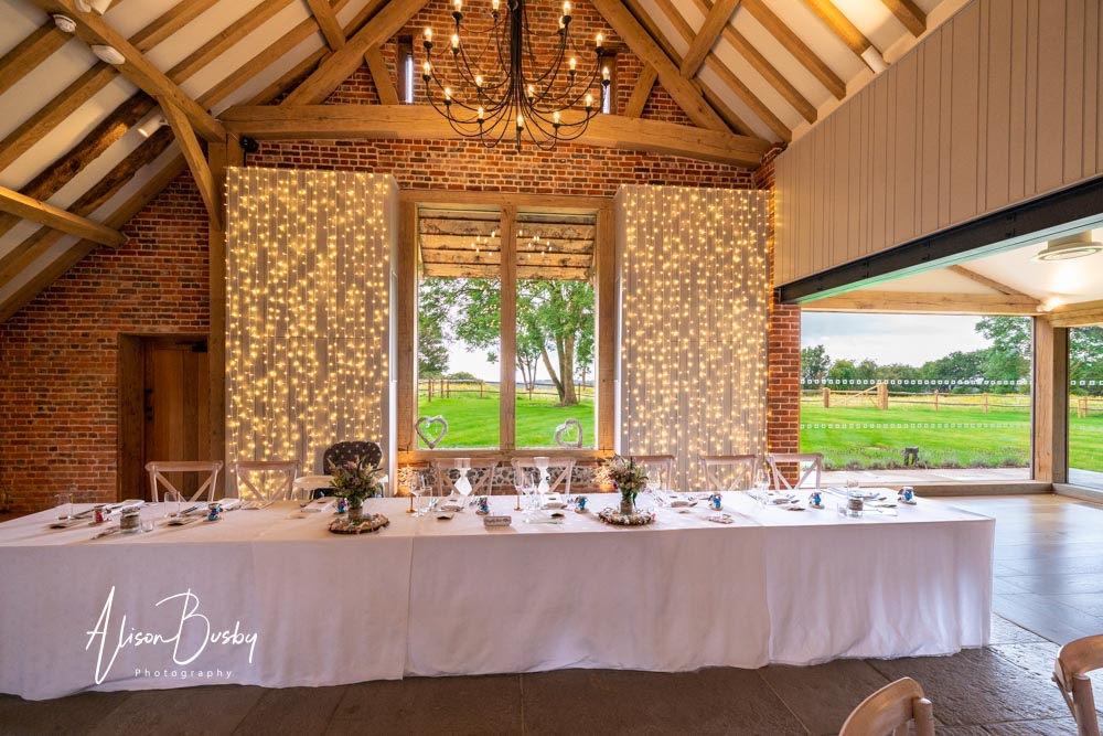 Rainy wedding day options at Rackleys Chiltern Hills in Buckinghamshire