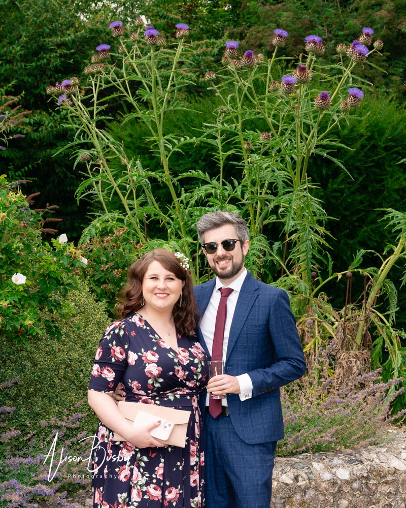 Sheepdrove wedding photographer. Guest portrait