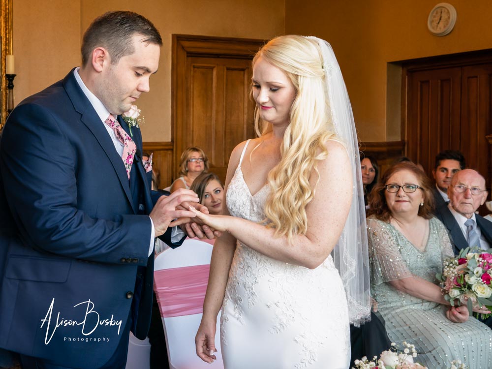 Wedding ceremony at Shendish Manor in Hertfordshire