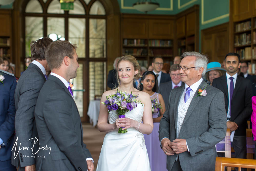 Wycombe Abbey wedding photographer. Bride and groom