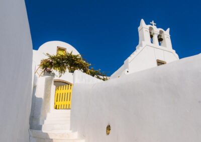 Santorini honeymoon. Pyrgos.