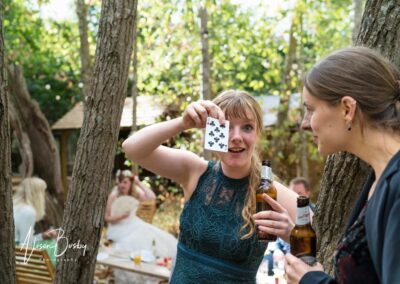 Buckinghamshire woodland wedding. candid photos at Endeavour woodland weddings.