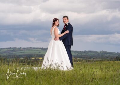 The Oxfordshire wedding photographer. Bride and groom at the golf course and spa hotel in Thame.
