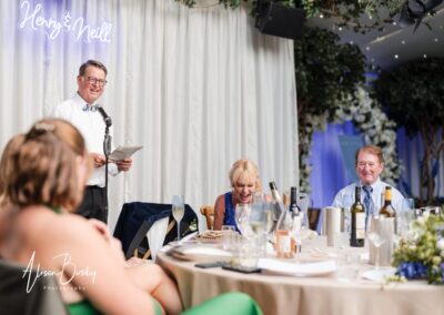 Wedding photography for older couples. Groom's speech