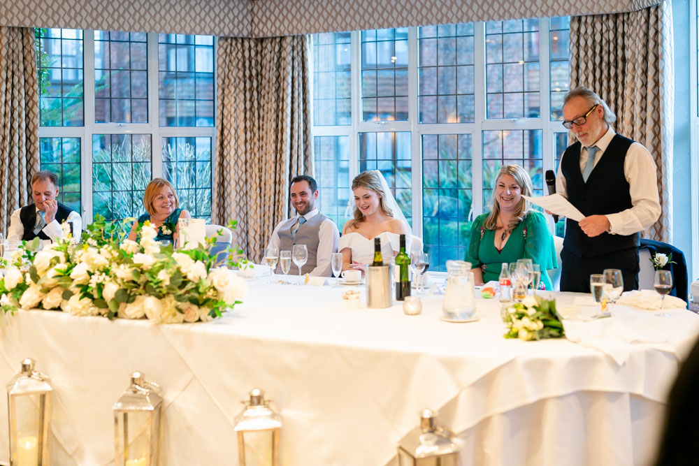 Father of the bride speech at the Bull Hotel in Gerrards Cross