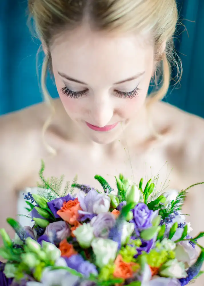 Buckinghamshire wedding photography of bride at Wycombe Abbey School