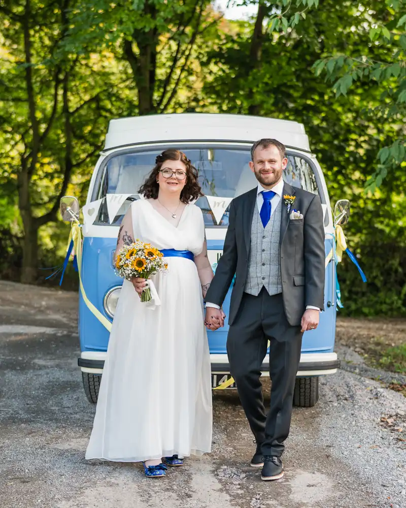 Buckinghamshire wedding photography of bride and groom at Magnolia Park