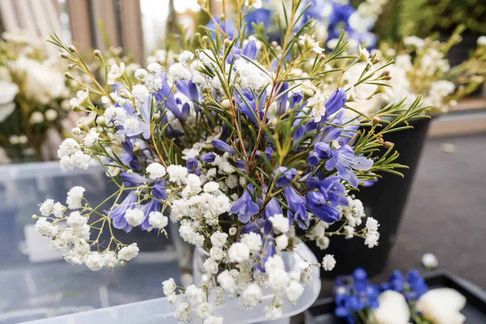 Hurley House Hotel wedding. Room decorations.