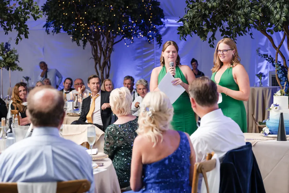 Hurley House Hotel wedding. Speeches.