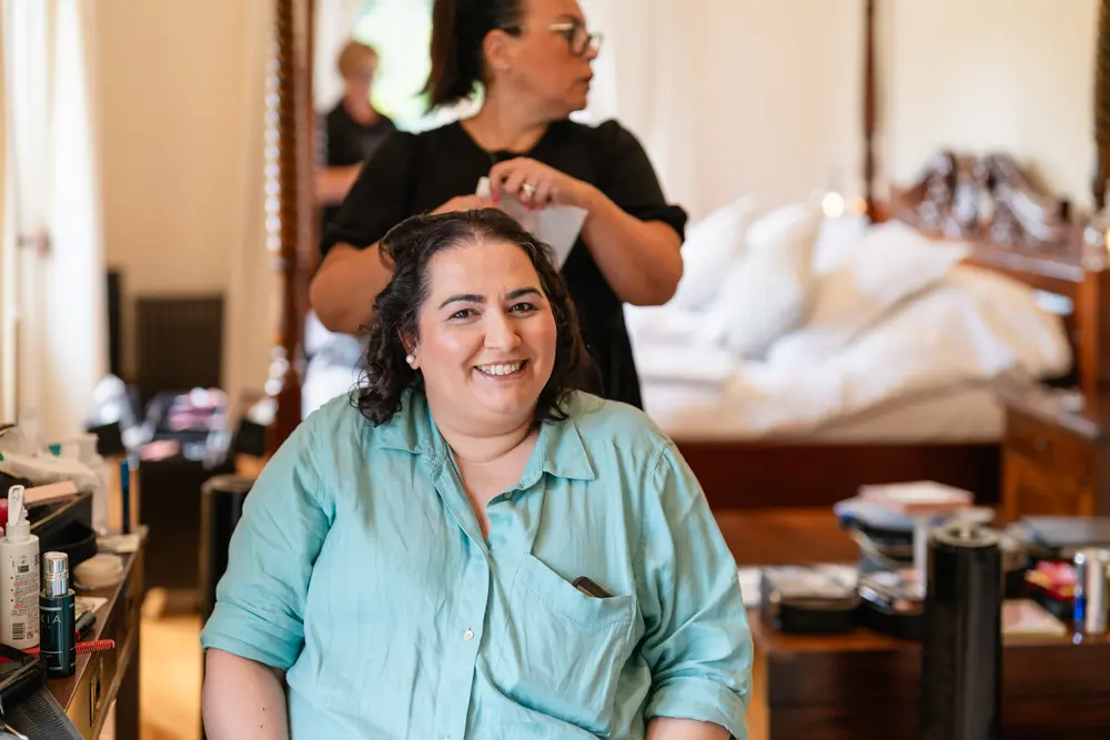 Notley Abbey Wedding photography. Bridal preparations.