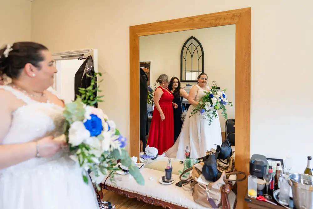 Notley Abbey Wedding photography. Bridal preparations.