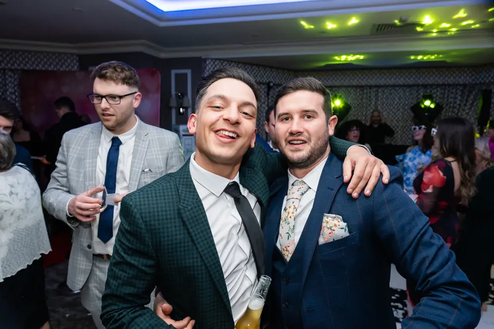 Bull Hotel wedding photography. wedding guests