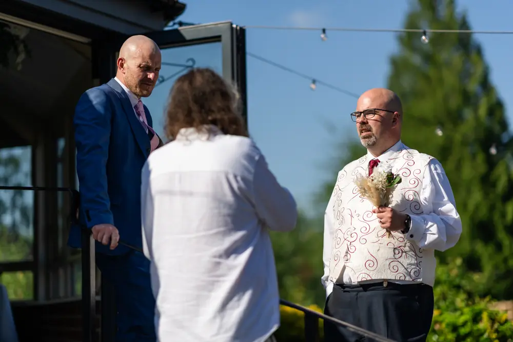 The Old Mill Wedding Photography. Candid photos of guests enjoying wedding.