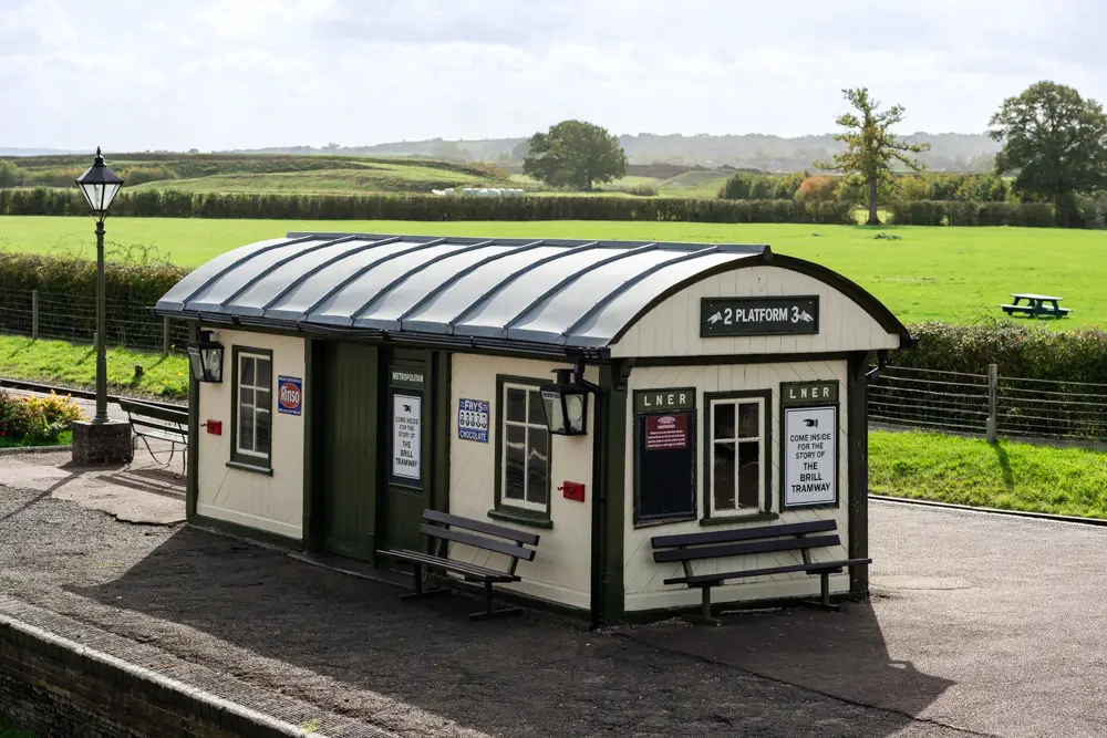 Bucks Railway Centre. Waiting room on Platform 2