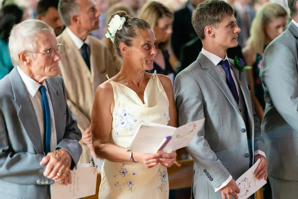 Oxfordshire Wedding Photographer. Ceremony at Our Lady and St Edmund's church in Abingdon.
